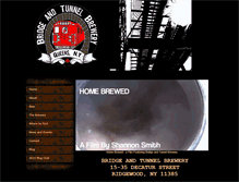 Tablet Screenshot of bridgeandtunnelbrewery.com